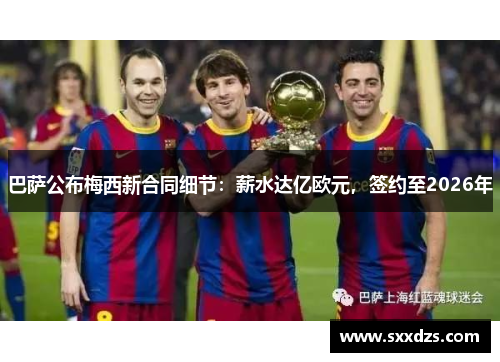 巴萨公布梅西新合同细节：薪水达亿欧元，签约至2026年